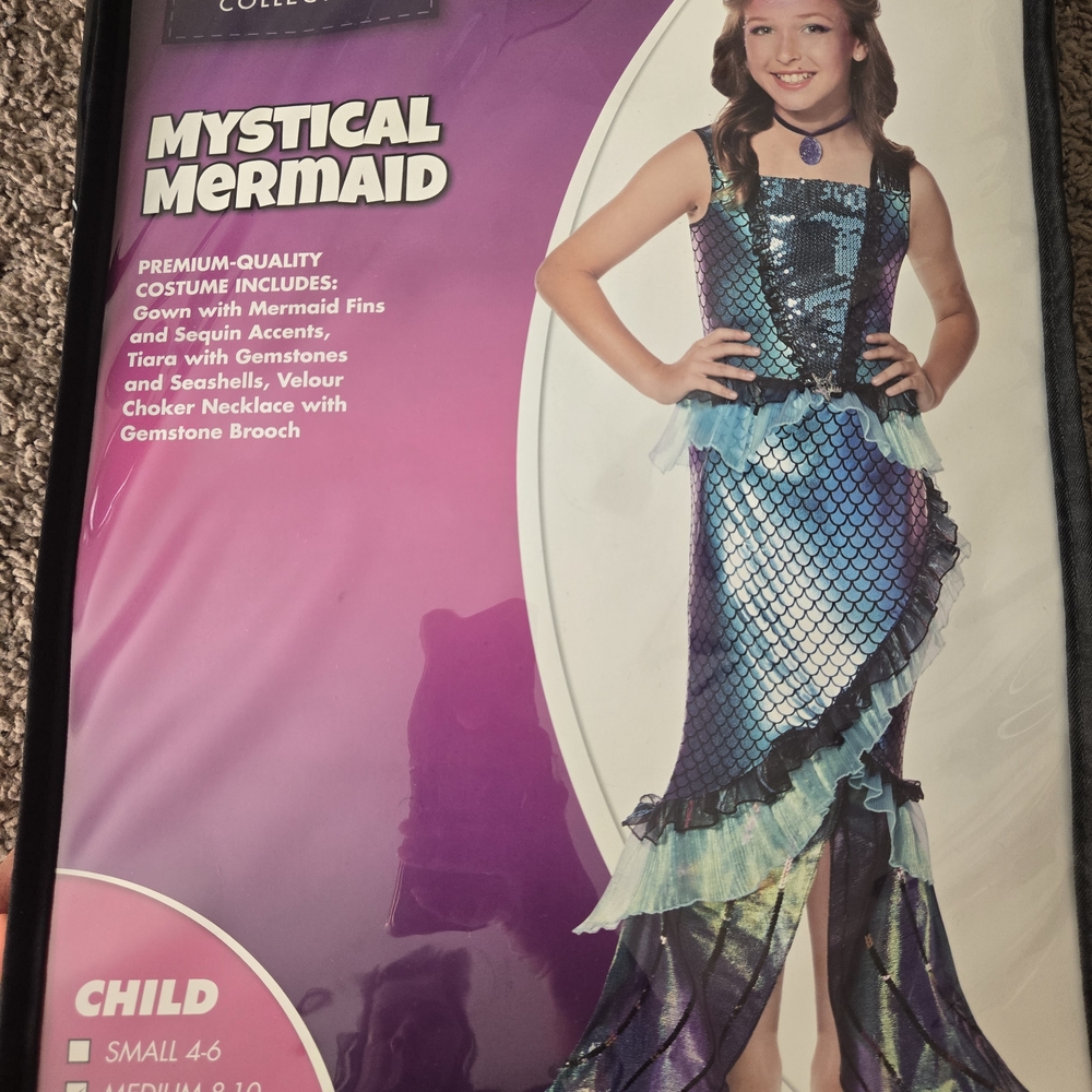 Mystical Mermaid Kids Costume by Disguise - Blue and Purple